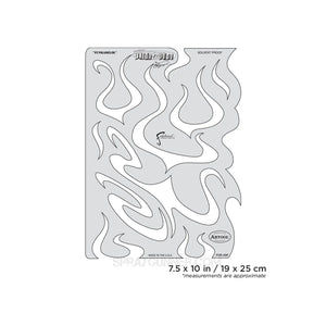 Artool Freehand Airbrush Templates Flame-o-rama Funkadelik by Craig Fraser Artool