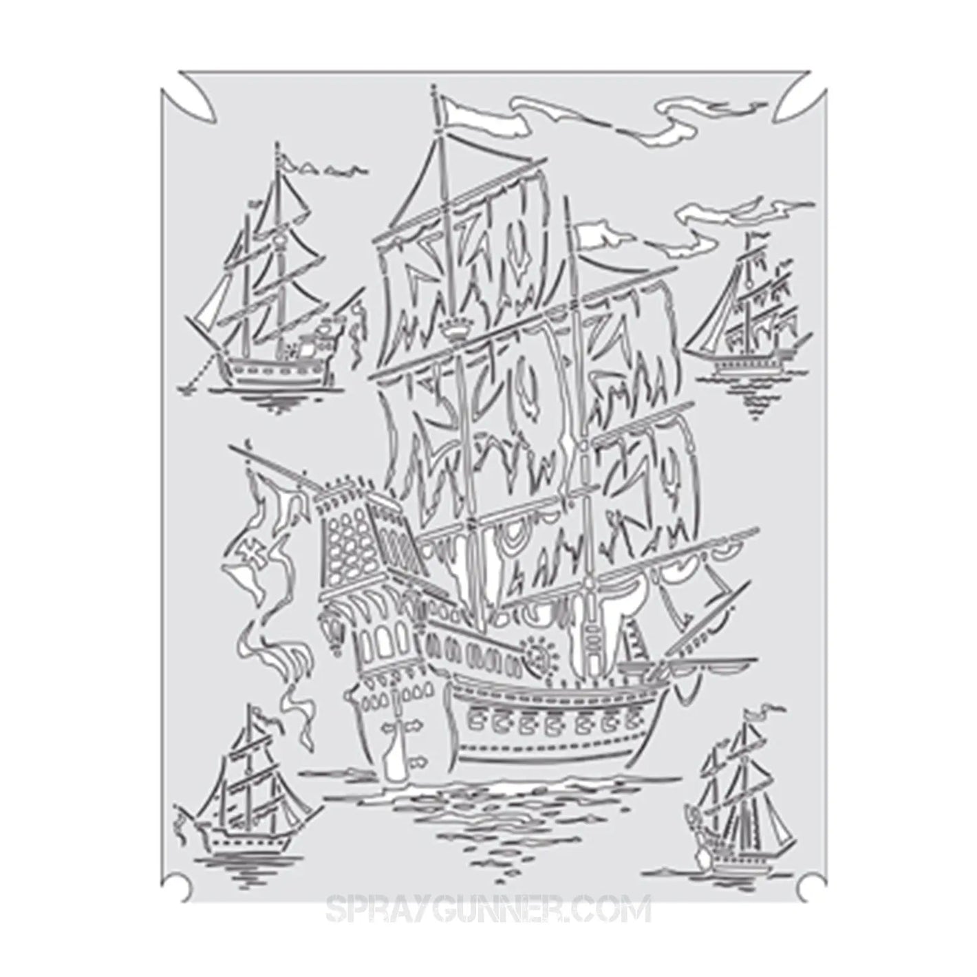 Artool Freehand Template - Piracy Flying Dutchman Artool