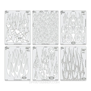 Artool Freehand Template - Set of 6, Flame-O-Rama 2 Artool