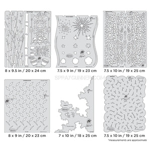 Artool Kustom FX Freehand Airbrush Template Set by Craig Fraser Artool