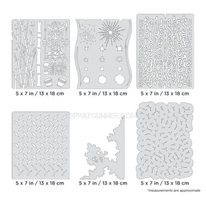 Artool Kustom FX Mini Series Freehand Airbrush Template by Craig Fraser Artool
