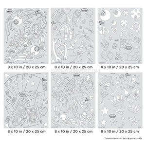 Artool Kustom Kulture Freehand Airbrush Template Set by Craig Fraser Artool