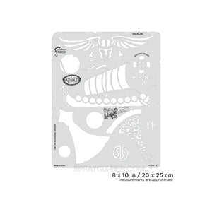 Artool Viking FX Vahalla Freehand Airbrush Template by Craig Fraser Artool