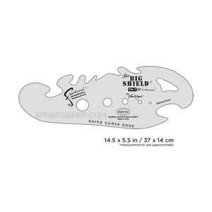 Artool #7 The Big Shield Freehand Airbrush Template by Gabe McCubbin Artool