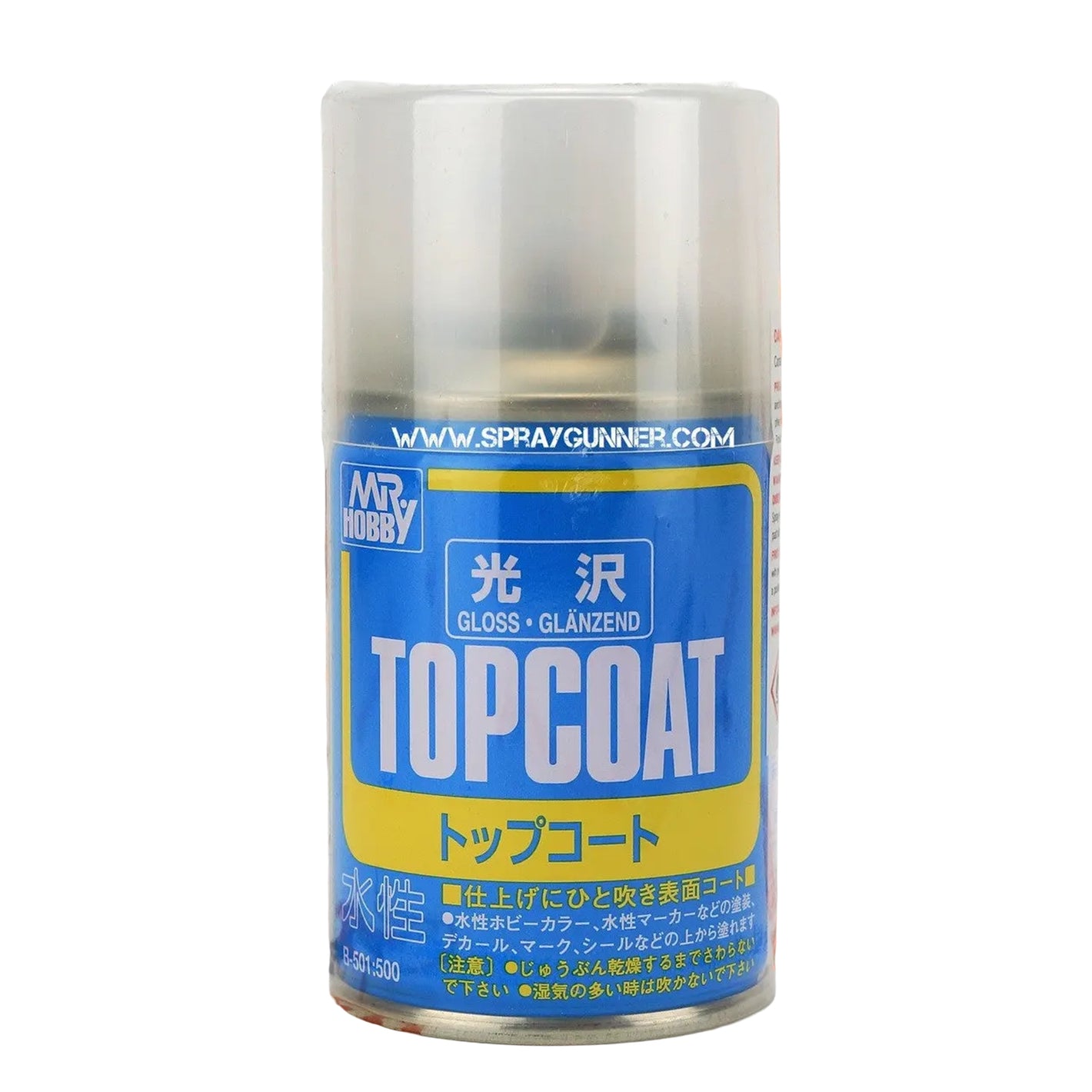GSI Creos Mr.Top Coat Aerosol: Gloss