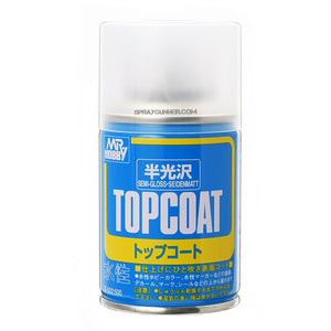 GSI Creos Mr.Top Coat Aerosol: Seidenmatt