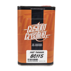 Custom Creative BC115 Fast Thinner for solvent paints 1Liter/33.8oz