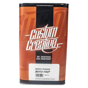 Custom Creative BC115 Fast Thinner for solvent paints 1Liter/33.8oz
