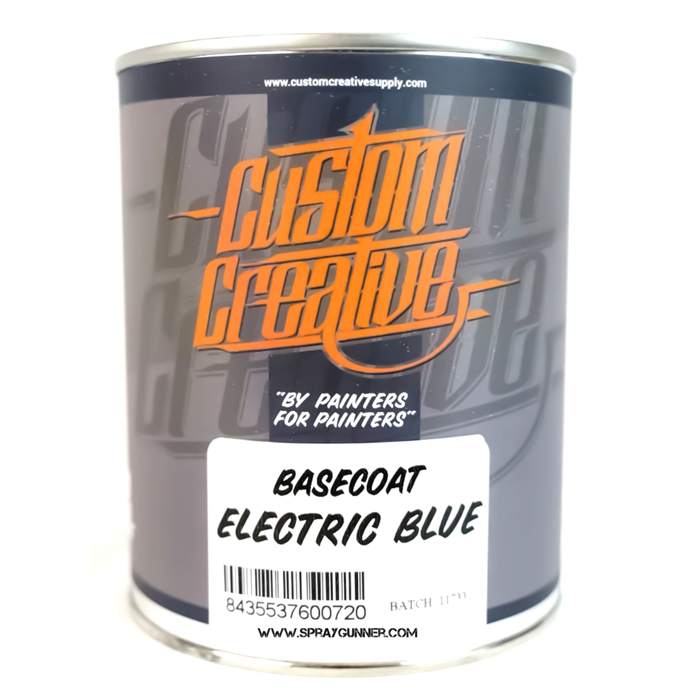 Kundenspezifische Kreativfarben: Electric Blue Metallic 1 Liter (33,8 oz)