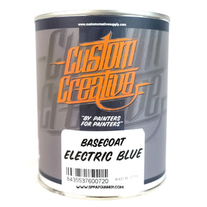 Custom Creative Paints: Electric Blue Metallic 1 liter (33.8oz) - SprayGunner