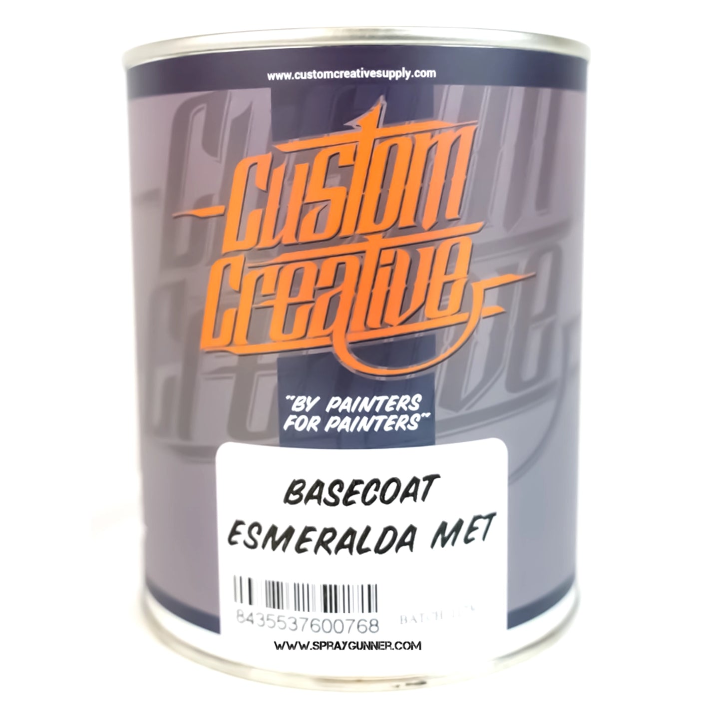 Custom Creative Paints:  Emerald Esmeralda Metallic 1 liter (33.8oz) - SprayGunner