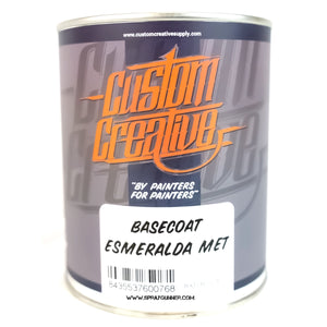 Pinturas creativas personalizadas: Esmeralda Esmeralda Metálica 1 litro (33,8 oz)