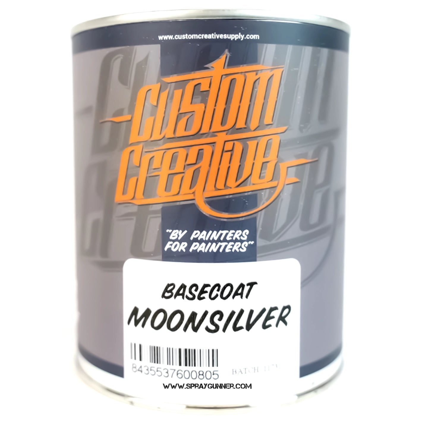 Custom Creative Paints:  Moonsilver Metallic 1 liter (33.8oz) - SprayGunner