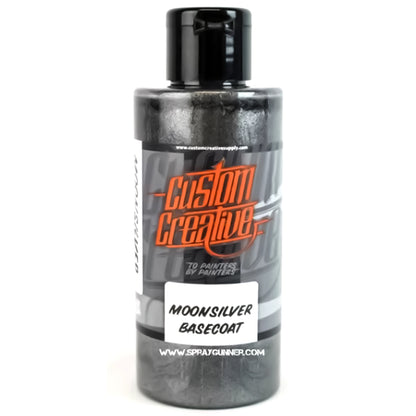 Custom Creative Paints:  Moonsilver Metallic 150ml (5oz)