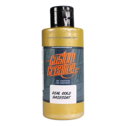 Custom Creative Paints: Real Gold Metallic 150ml (5oz) - SprayGunner