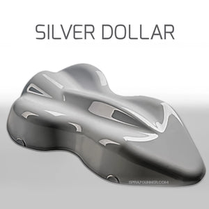 Pinturas creativas personalizadas: Silver Dollar Metallic 1 litro (33,8 oz)