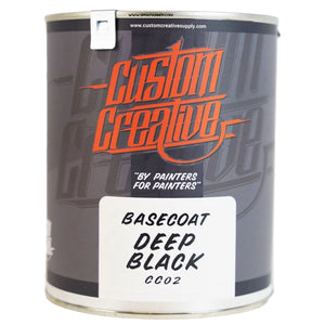 Custom Creative Paints: Deep Black 1 liter (33.8oz) - SprayGunner