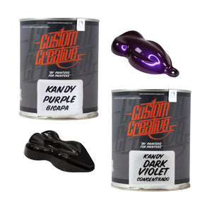 BLACK FRIDAY SPECIAL! Custom Creative Paints: Purple Kandy Set 1 liter (33.8oz)