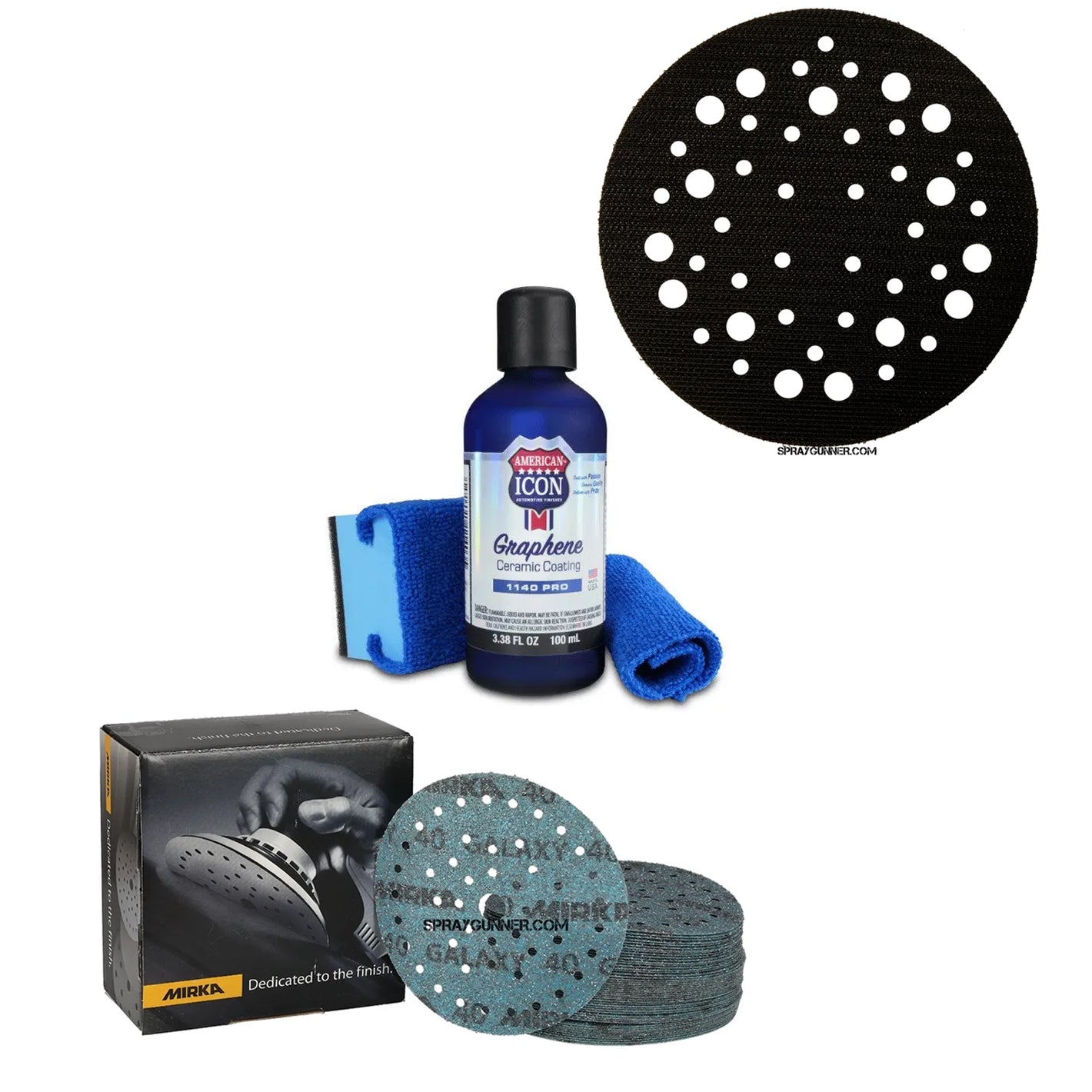 BLACK FRIDAY SPECIAL! American Icon Graphene Ceramic Coating 1140 Pro Kit & Sanding Set