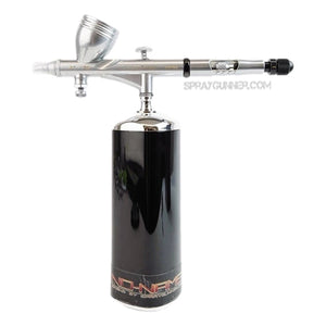 Black cordless airbrush kit with made in Japan airbrush