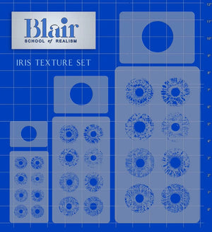 Blair Stencil - Iris Texture