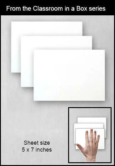 Blair Synthetic Paper - 3 Blatt 5 x 7 Zoll