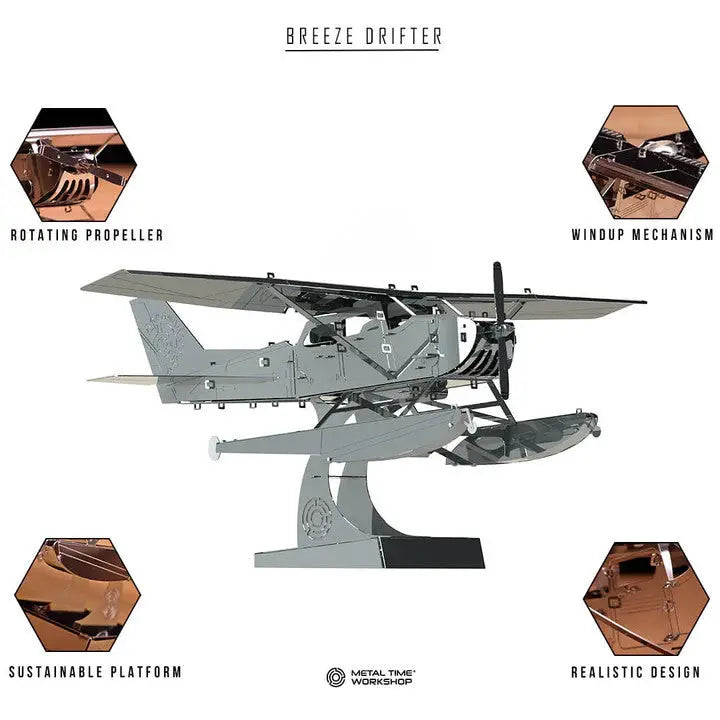 Breeze Drifter Seaplane Metal Model - SprayGunner