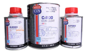 C-800 ICON Clear 1 Quart With 2 Activators - Complete Kit - SprayGunner