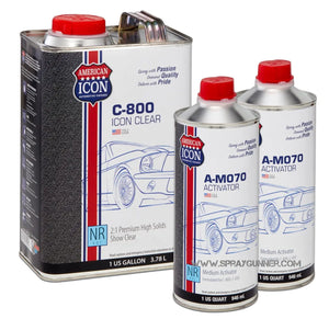 C-800 ICON Clear - National Rule VOC - Complete Kit - SprayGunner
