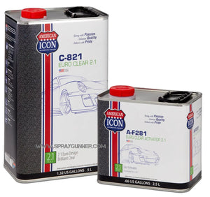 C-821 Euro Clear - 2.1 Low VOC - Complete Kit - SprayGunner
