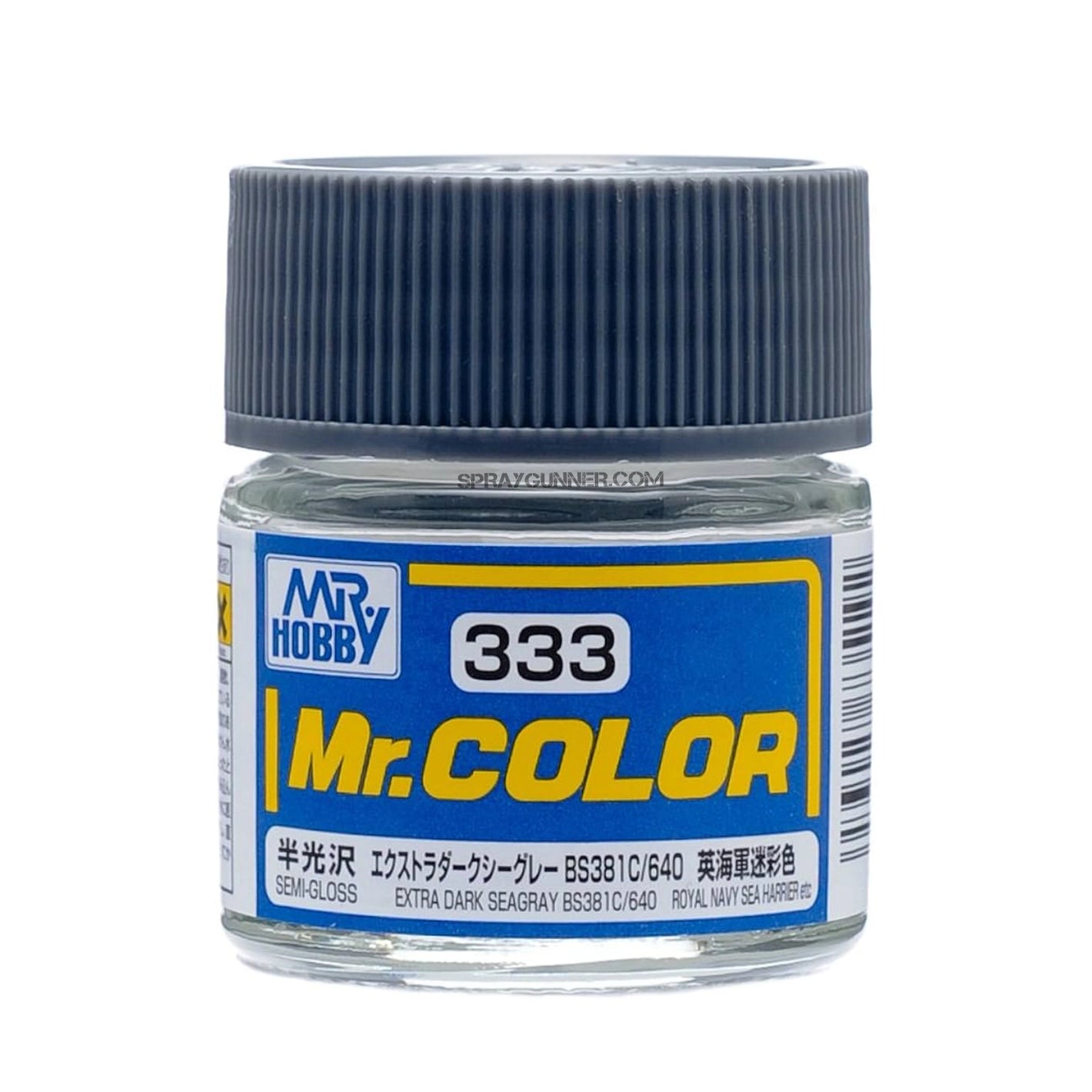 GSI Creos Mr.Color Model Paint: Extra Dark Seagray (C-333) - SprayGunner