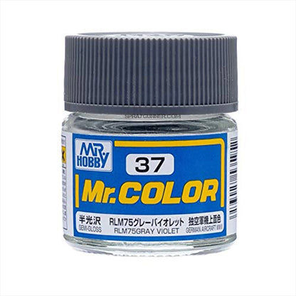 GSI Creos Mr.Color Model Paint: Semi-Gloss RLM75 Gray Violet - SprayGunner