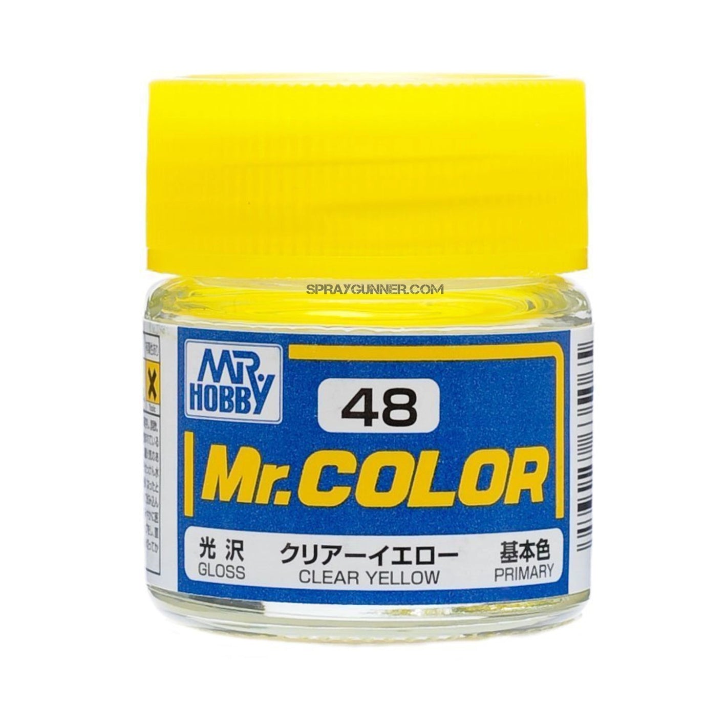 GSI Creos Mr.Color Model Paint: Gloss Clear Yellow - SprayGunner