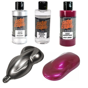 Custom Creative Paints: Silver Dollar + Choose Your Kandy Paint Set (150mL)