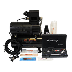 Harder & Steenbeck Infinity airbrush for Miniatures set with Cool Tooty - SprayGunner