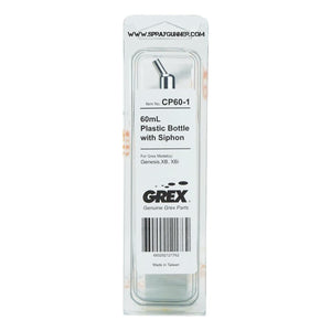 Grex CP60-1 60mL Plastic Bottle with Siphon