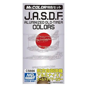 Mr.Color J.A.S.D.F. Aluminized old-timer Colors Set