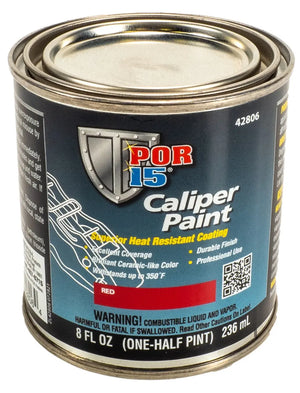Caliper paint for high heat application