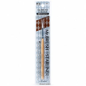 GSI Creos Mr. Brush Starliner Round No.2 Model Paint Brush BH01