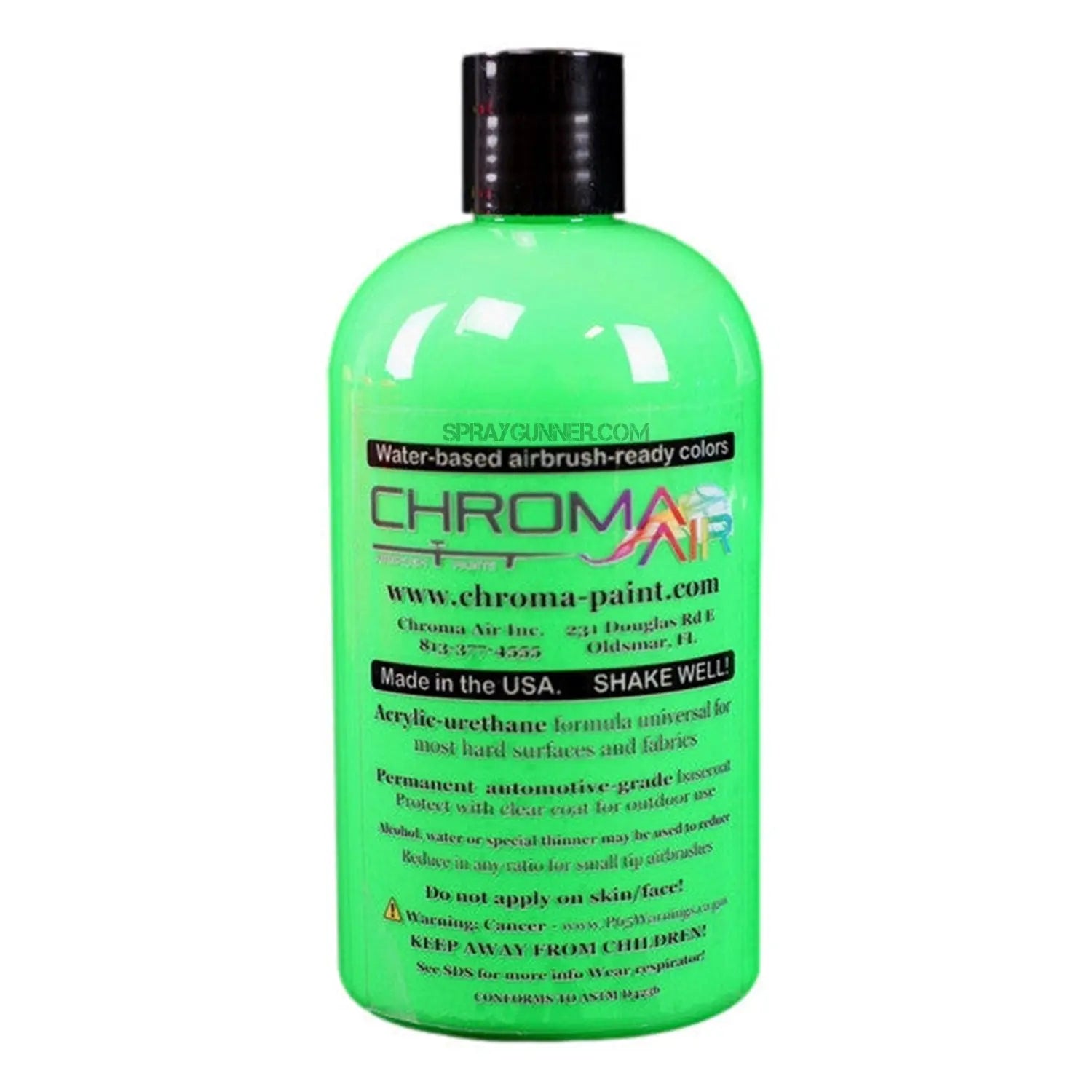 ChromaAir Paints: Fluorescent Green ChromaAir Paints