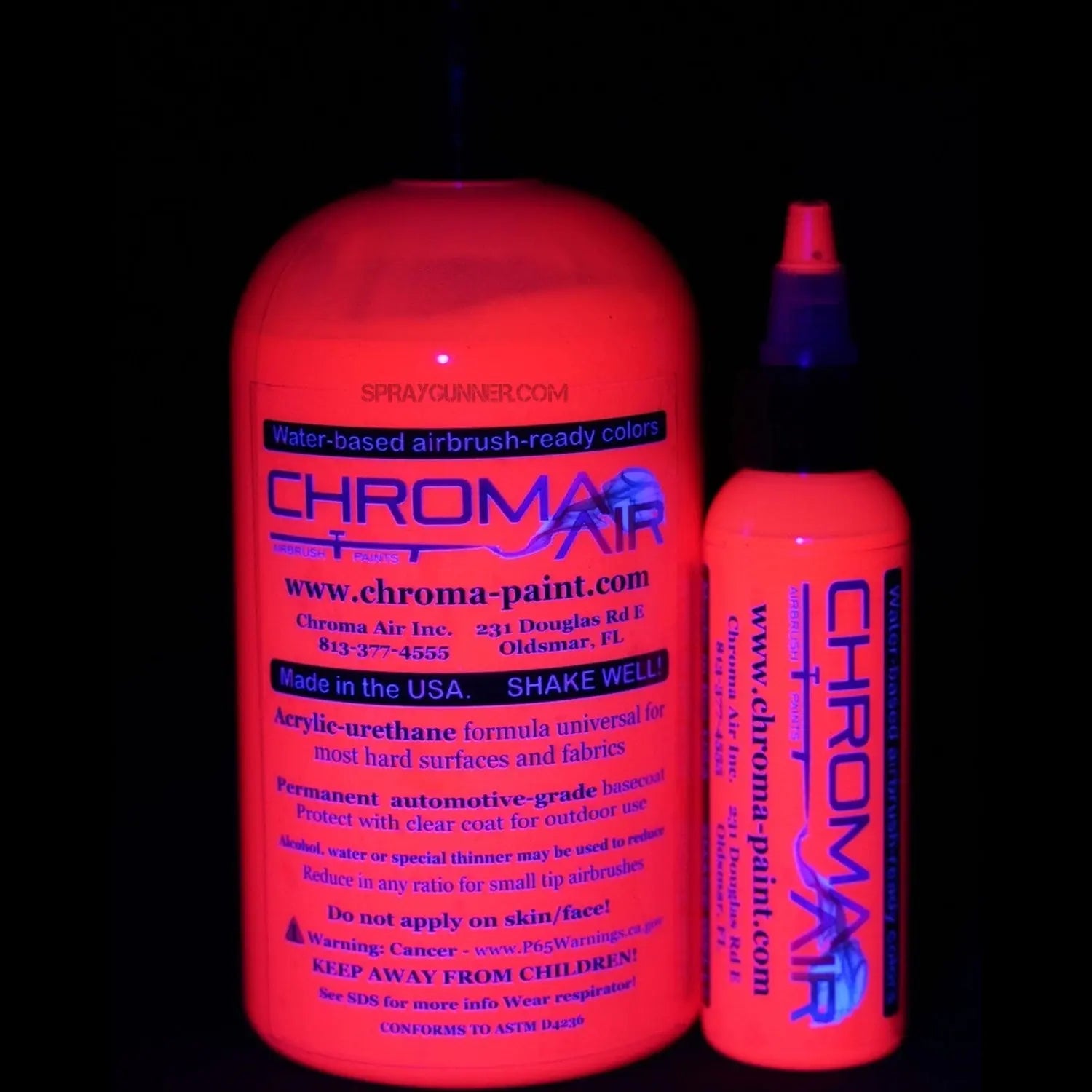ChromaAir Paints: Fluorescent Red ChromaAir Paints