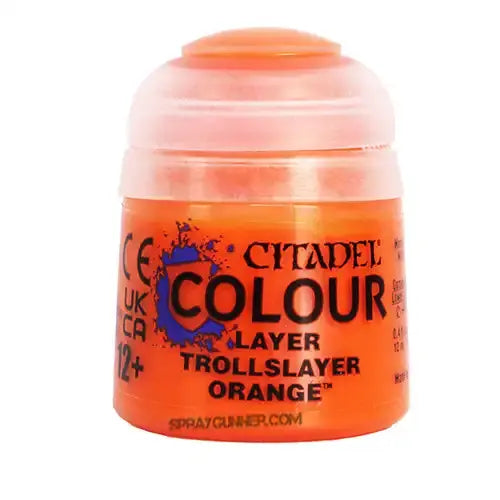 Citadel Colour: Layer TROLL SLAYER ORANGE (12ml) - SprayGunner