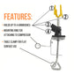 Clamp Style Four Airbrush Holder by NO-NAME Brand