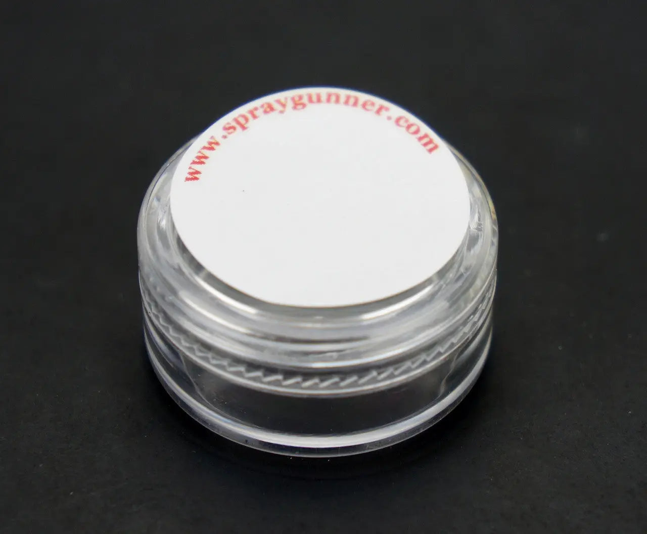 Clear jar with label for nozzle storage NO-NAME brand