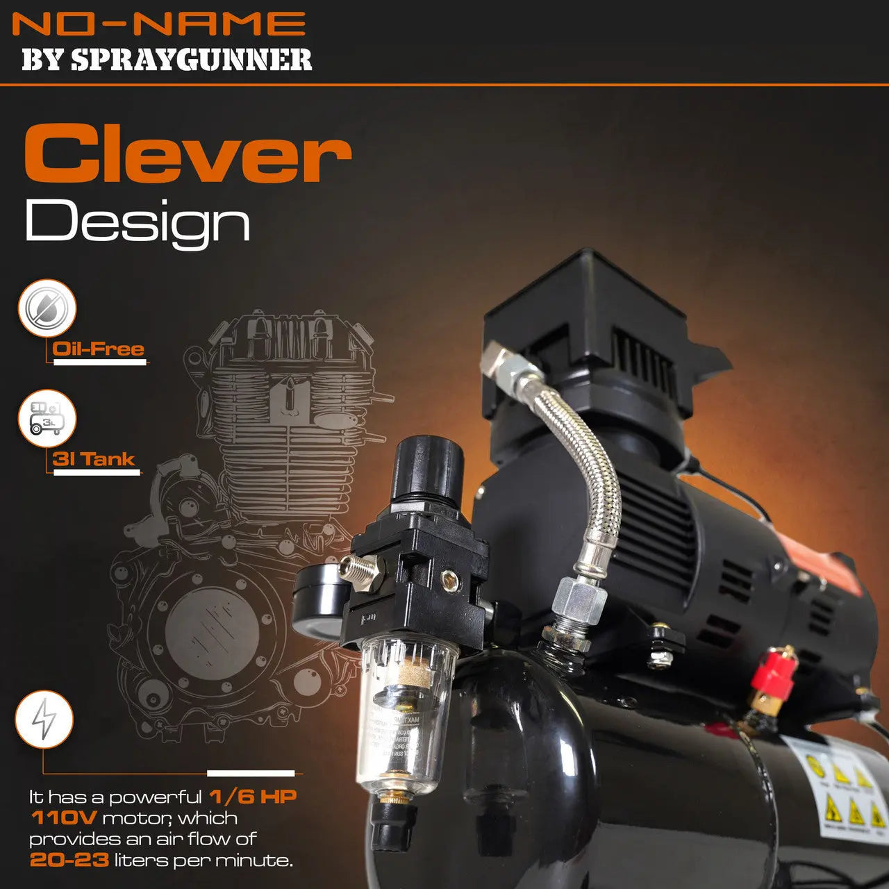 Cool Tooty Airbrush Compressor by NO-NAME