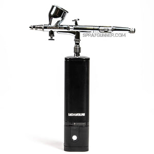 Barber airbrush cordless battery powered compressor with airbrush kit for barbers - SprayGunner