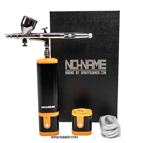 Barber airbrush cordless battery powered compressor with airbrush kit for barbers - SprayGunner