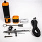 Barber airbrush cordless battery powered compressor with airbrush kit for barbers - SprayGunner