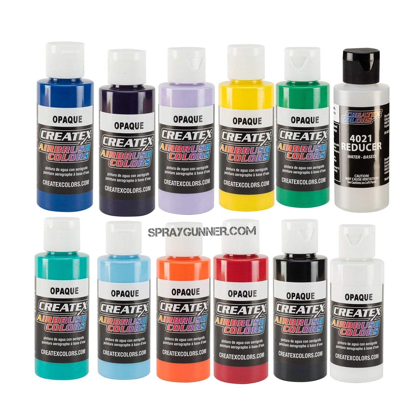 Createx Airbrush Colors Opaque 11 Color Set - SprayGunner