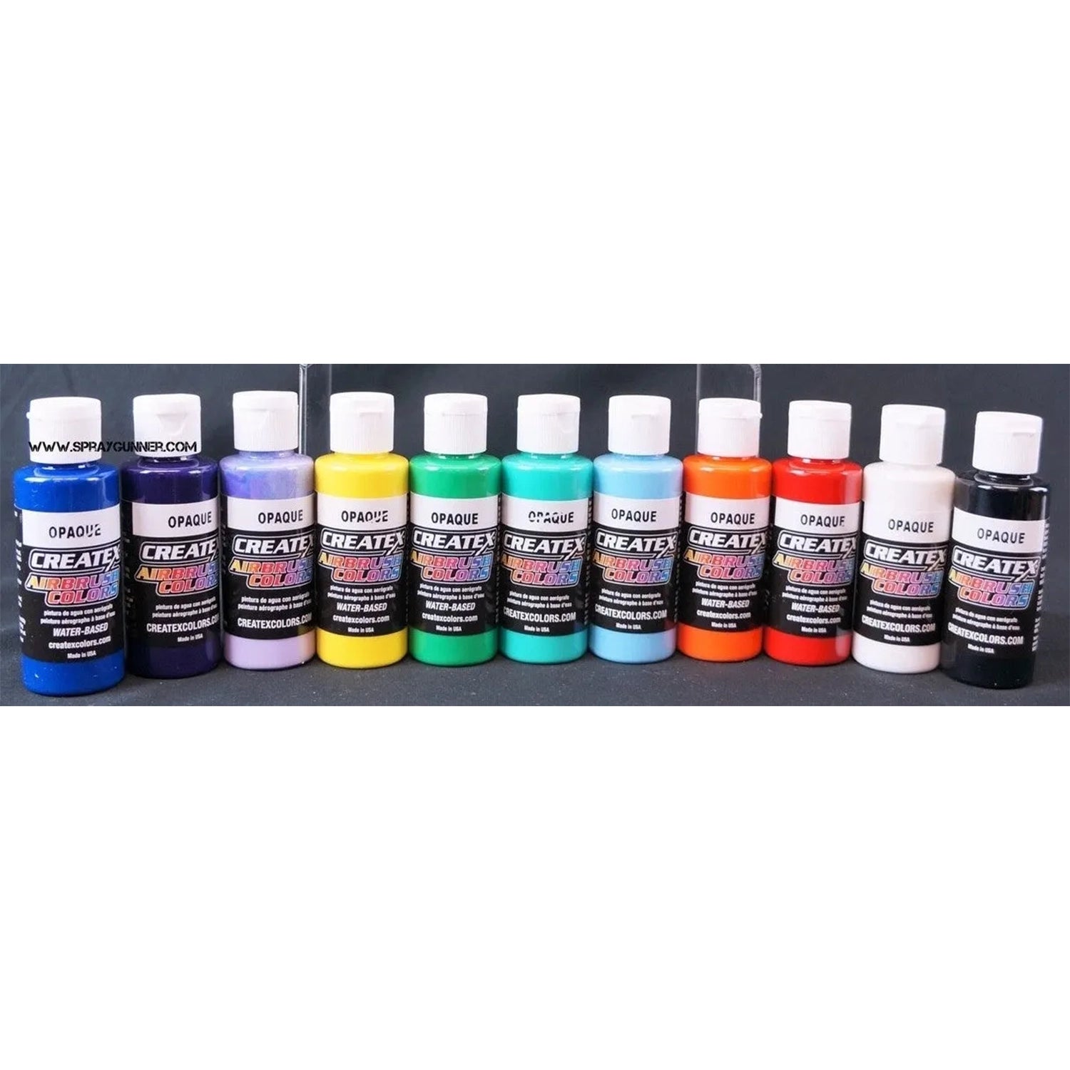 Createx Airbrush Colors Opaque 11 Color Set - SprayGunner
